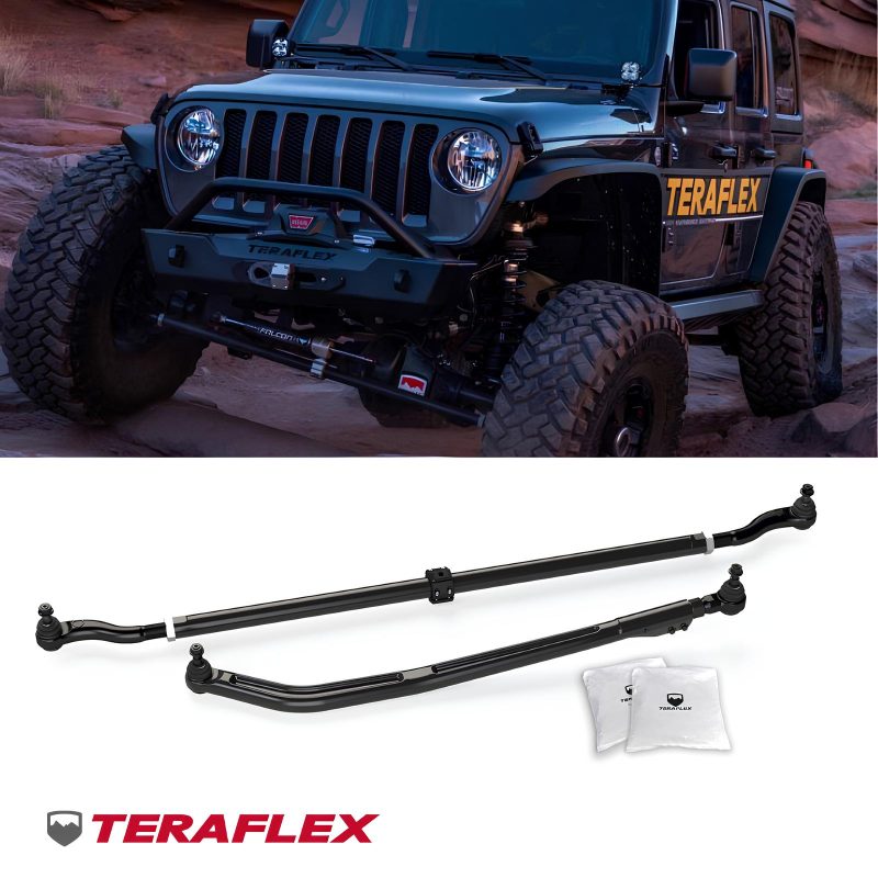 Jeep Wrangler JL 2018+ JT 2020+ Μπάρες Τιμονιού Teraflex (Tie Rod HD Kit) + HD Forged Drag Link Kit - [0-6]