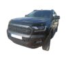 A Ford Ranger 2-products installed image showing the Mustang Style LED Headlights and Ford Ranger T7 2016-19 Front Grille Mask