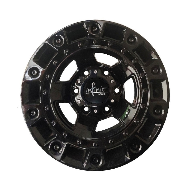 Product display photo of the Aluminum Wheels 16″ 6×139.7 - Black Rhino Cinco
