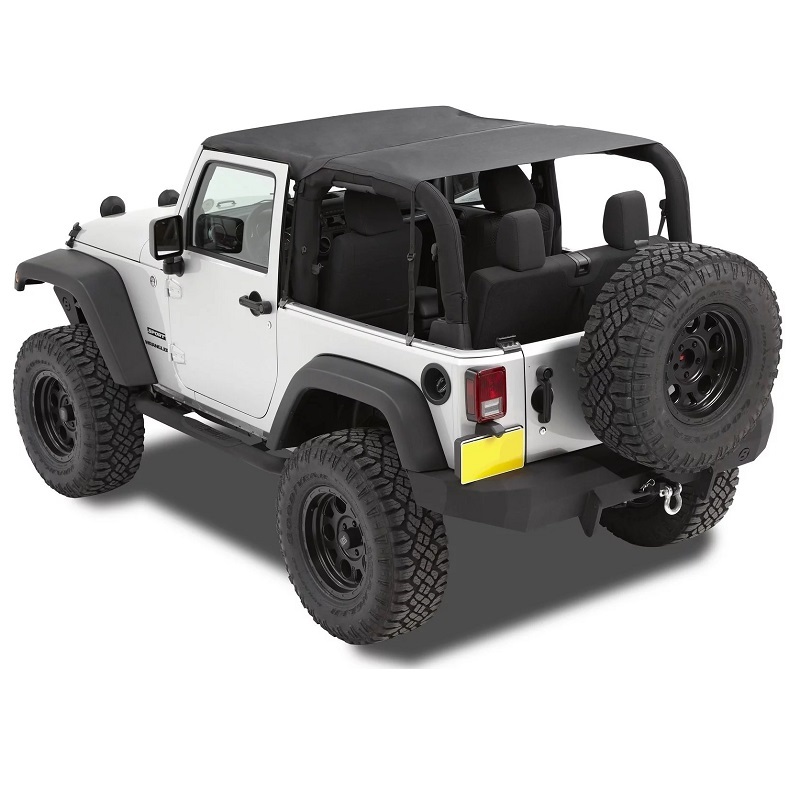Jeep Wrangler JK 2007-2018 Extended Brief Top 2Drs Without Windshield Channel x-power 4x4