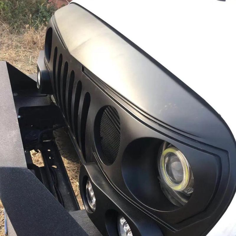 Jeep Wrangler JK Dynamic DRL LED Grille Side View
