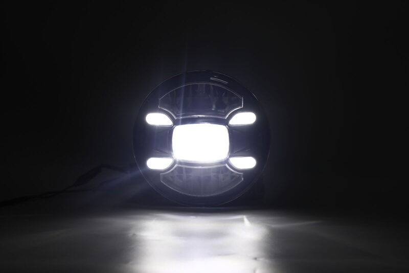 Jeep Wrangler CJ/TJ/JK 7 Inch LED Headlights [SUPLIGHT] DRL