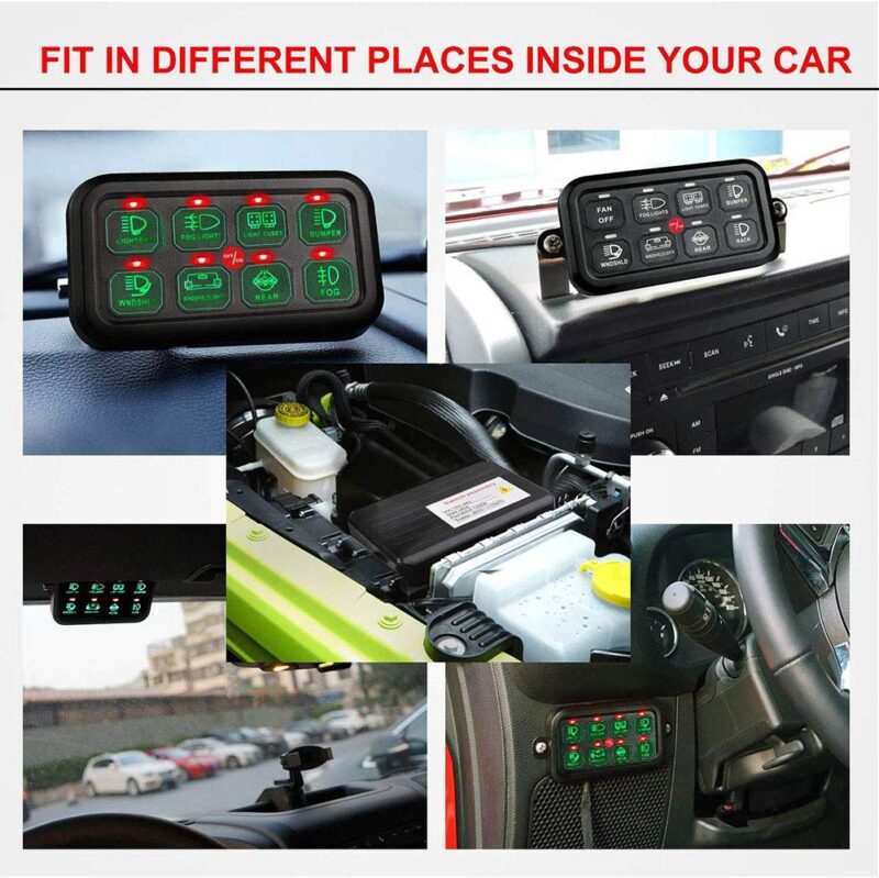 Universal 8-Switch LED Panel Fitment
