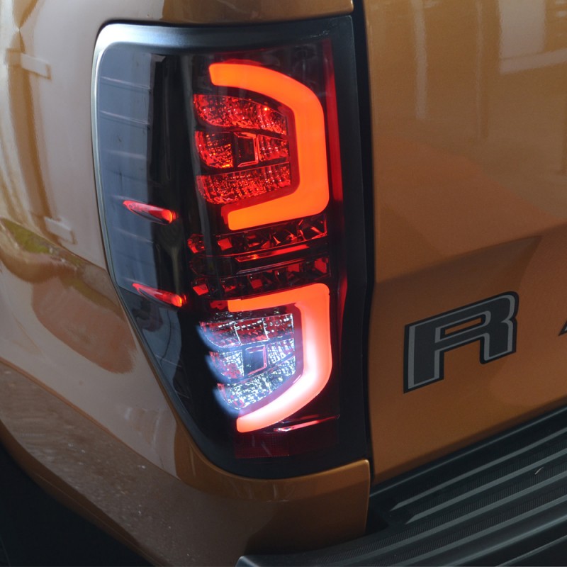 Ford Ranger LED Tail Lights Idle Brakes Function Showcase