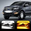 DRL Fog Lamps / Fog Lights LED Yellow Turn Signal And Color Preview