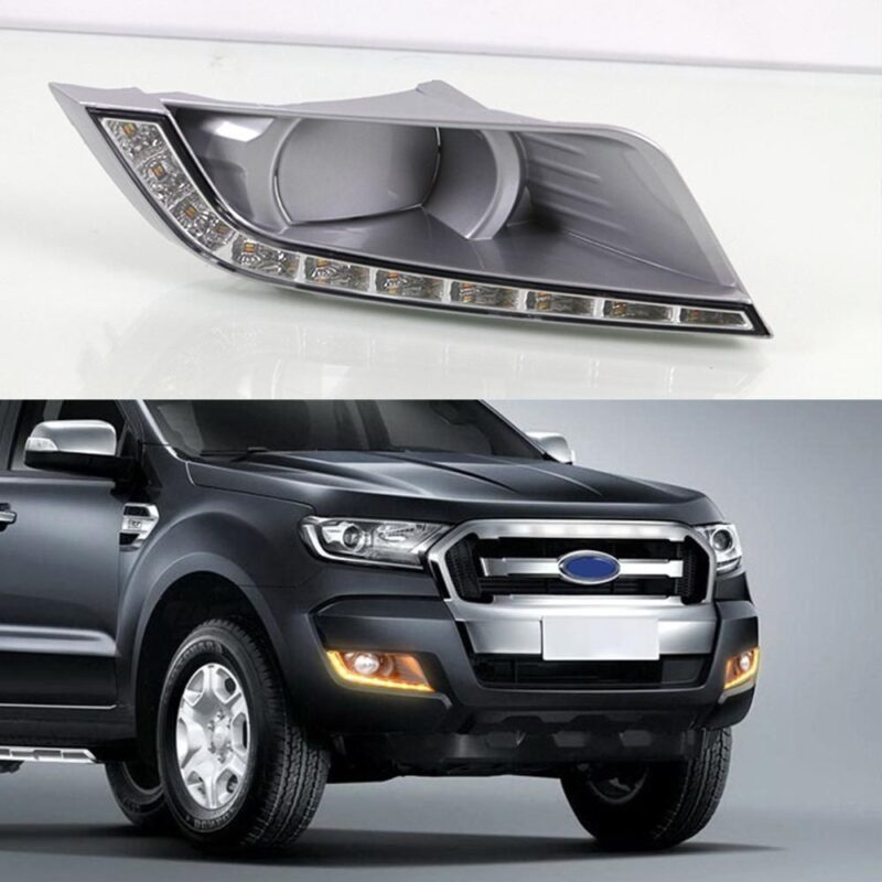 DRL Fog Lamps / Fog Lights LED Applied Front View