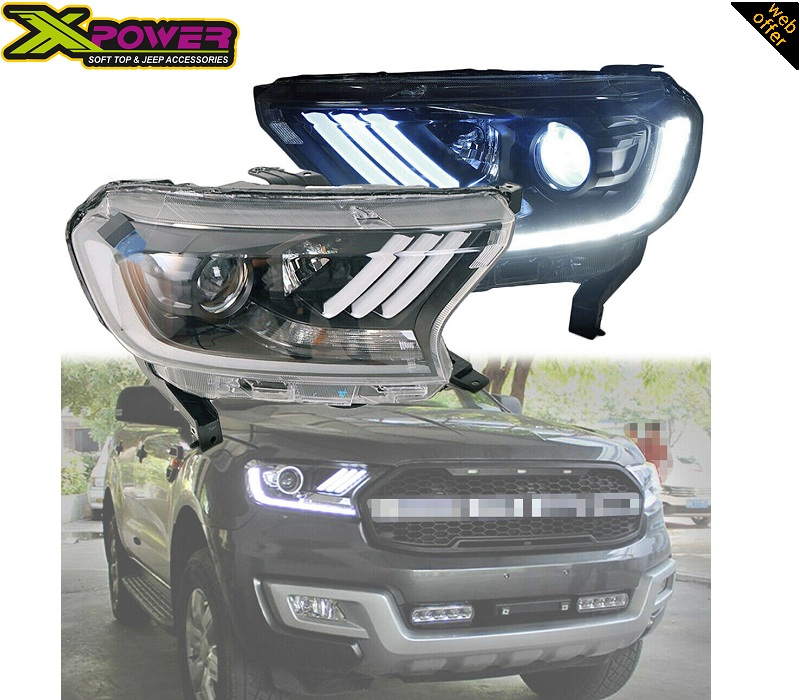 Ford Ranger Mustang Style LED Headlights