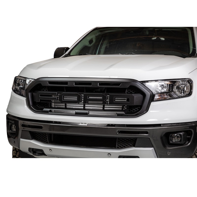 Image of the Ford Ranger with the Ford Ranger XLT T8 2019-22 Front Grille - Raptor Type