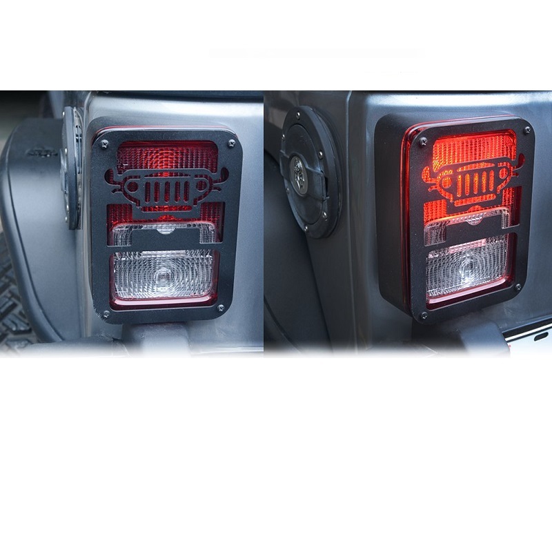 Jeep Wrangler JK Taillight Covers [Full-Face] Application