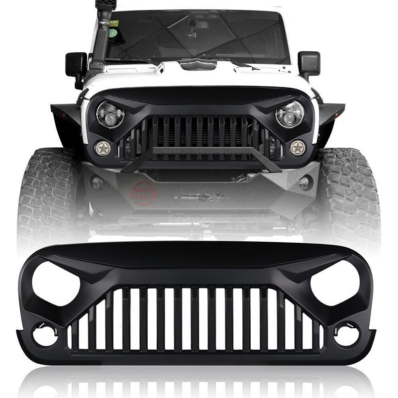 Jeep Wrangler JK Front Grille Angry Bird [Type-3] Applied