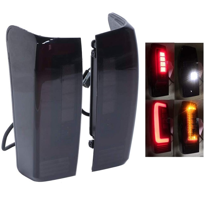 Isuzu D-Max 2012-2019 Smoked LED Tail Lights - Letter All Functions