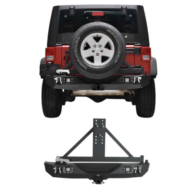 Jeep Wrangler JK Rear Bumper With Tire Carrier - Blade Thumbnail