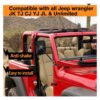 Jeep Wrangler Doors-Off Mirror Kit Compatibility