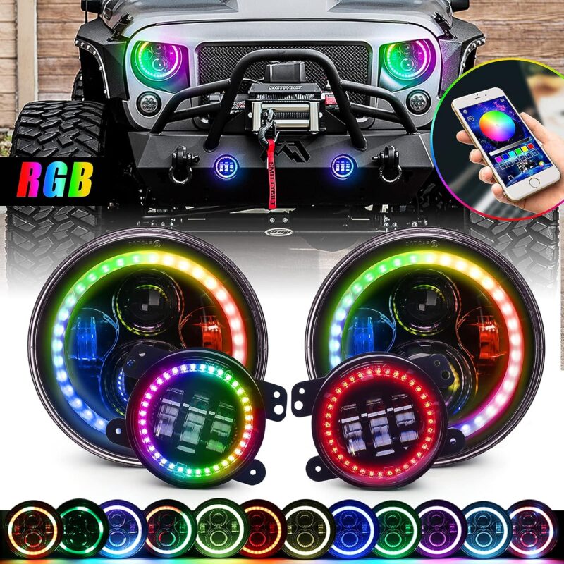 Jeep Wrangler JK LED RGB Lights Kit Thumbnail