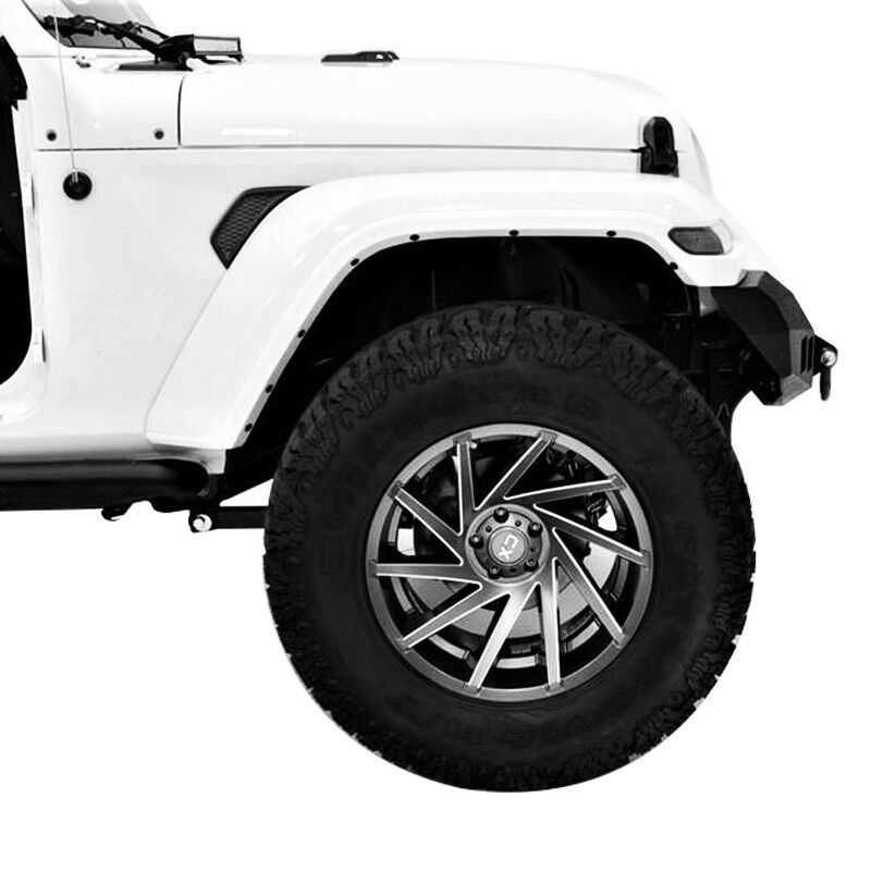 Jeep Wrangler JL / Gladiator JT Front Bumper HD LED - Limper Side View