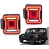 Jeep Wrangler JL Square LED Tail Lights Applied