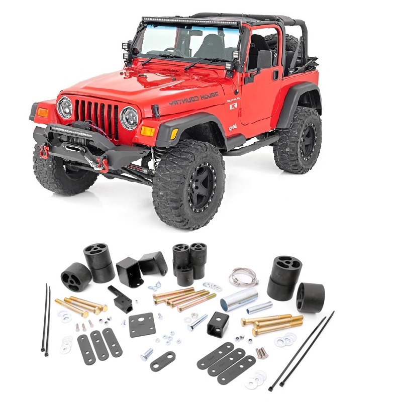 Jeep Wrangler (TJ) 2003-2006 Body Lift Kit [Rough Country] X-Power off road 4x4