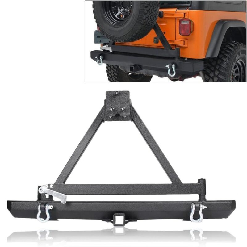 Jeep Wrangler YJ/TJ Rear Bumper With Tire Carrier Product