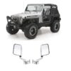 Jeep Wrangler TJ Half-Door Chrome Mirrors Thumbnail