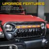 Jeep Wrangler JL LED Front Grille - Eagle Specs