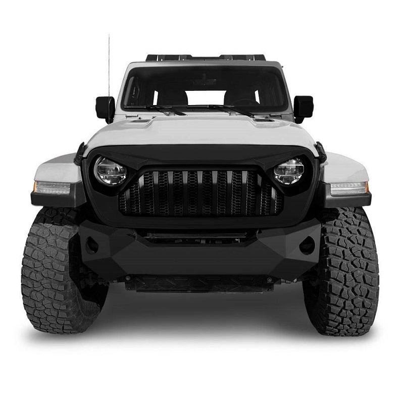 Jeep Wrangler JL/Gladiator JT Front Grille Angry Bird [Type-1] Applied