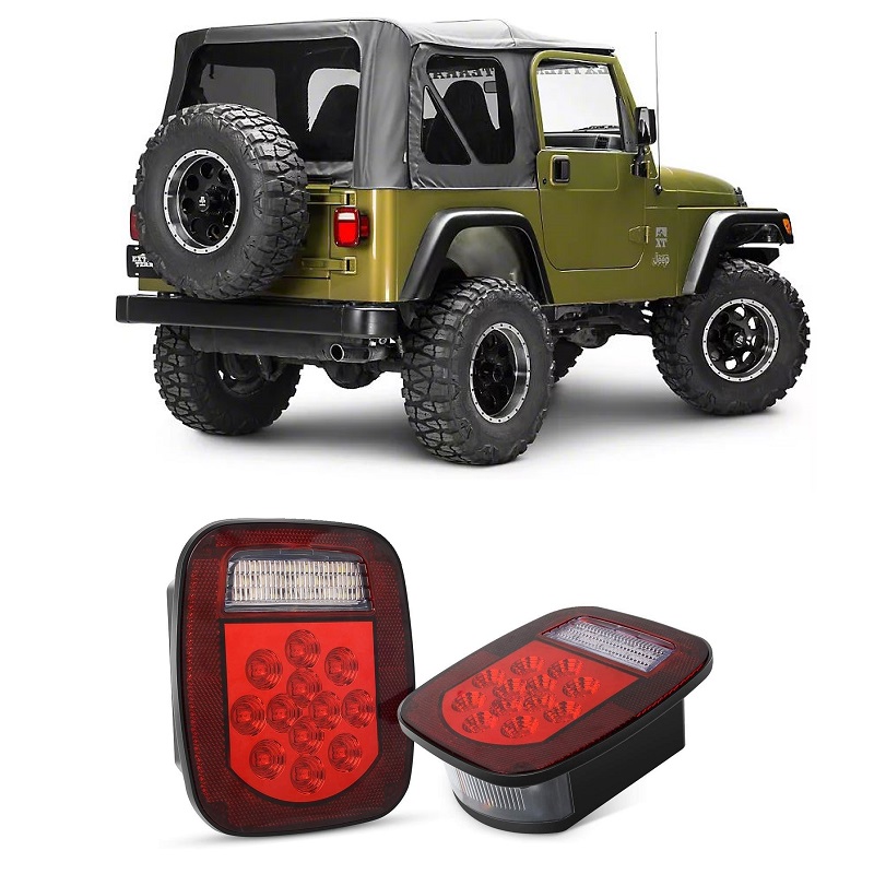 Jeep Wrangler TJ LED Tail Lights - Flower Thumbnail