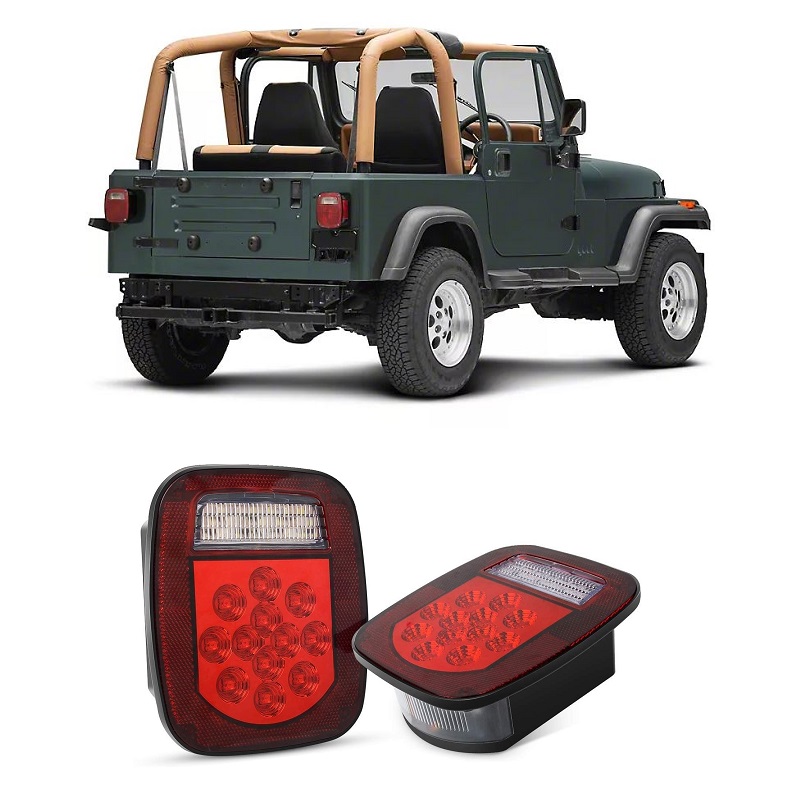 Jeep Wrangler YJ LED Tail Lights - Flower Thumbnail