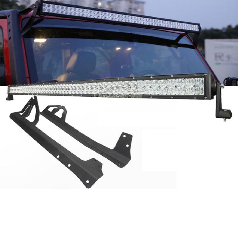 Jeep Wrangler JK Mounting Brackets For 50″ LED Light Bar Product