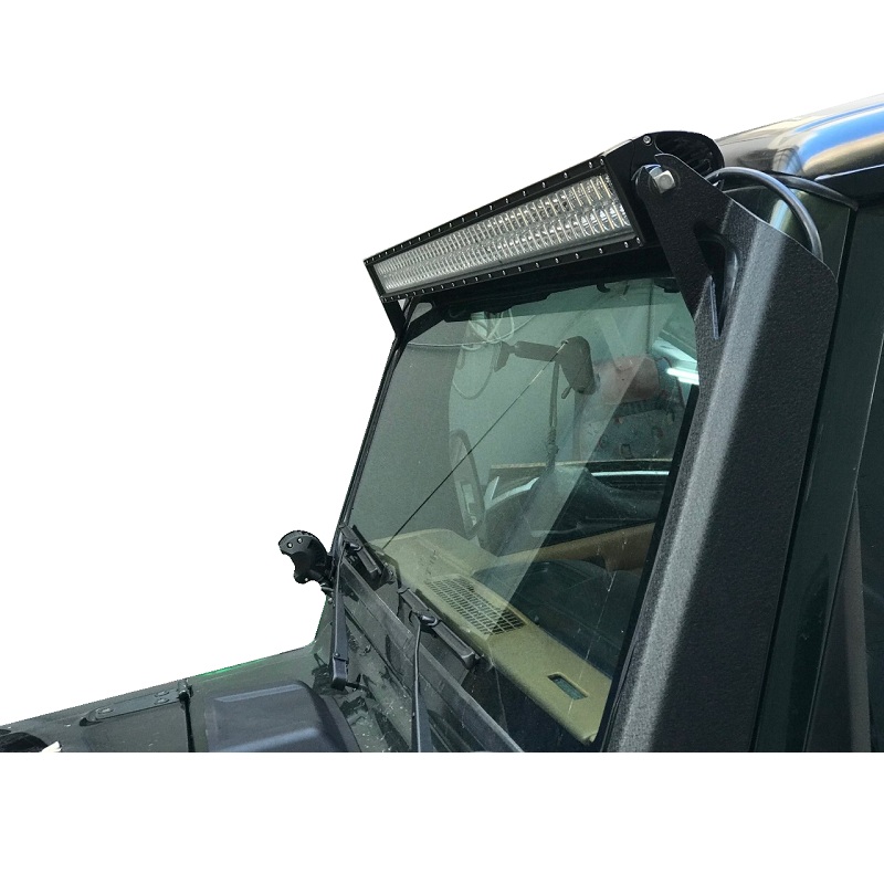 Jeep Wrangler TJ Mounting Brackets For 50″ LED Bar Applied 2
