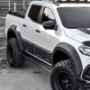 Mercedes X-Class 2017+ Side Body Cladding Front View Applied