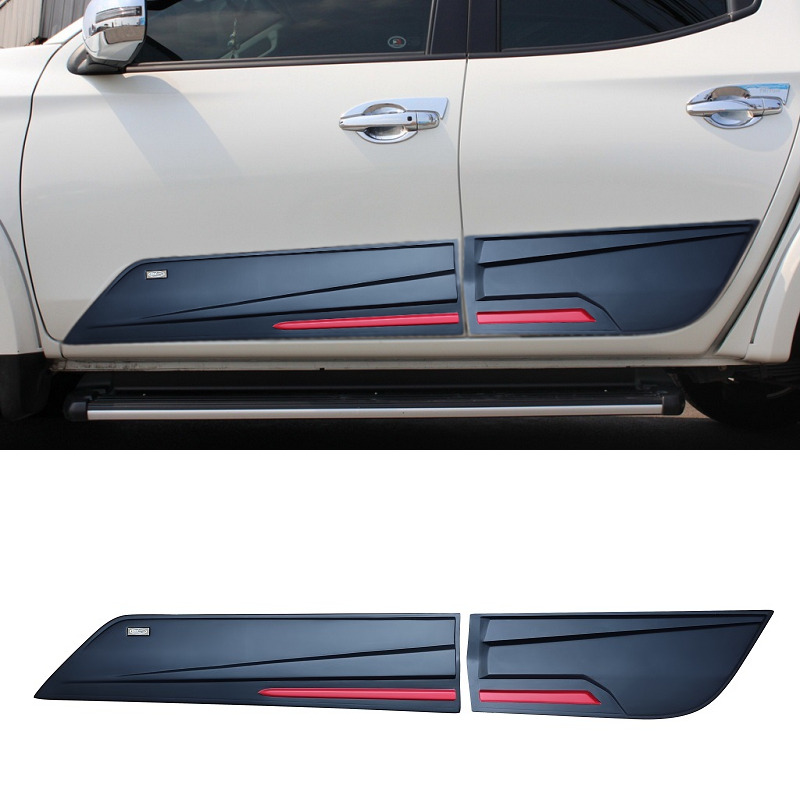 Fiat Fullback/L200 Triton 2016+ Side Body Cladding Side View