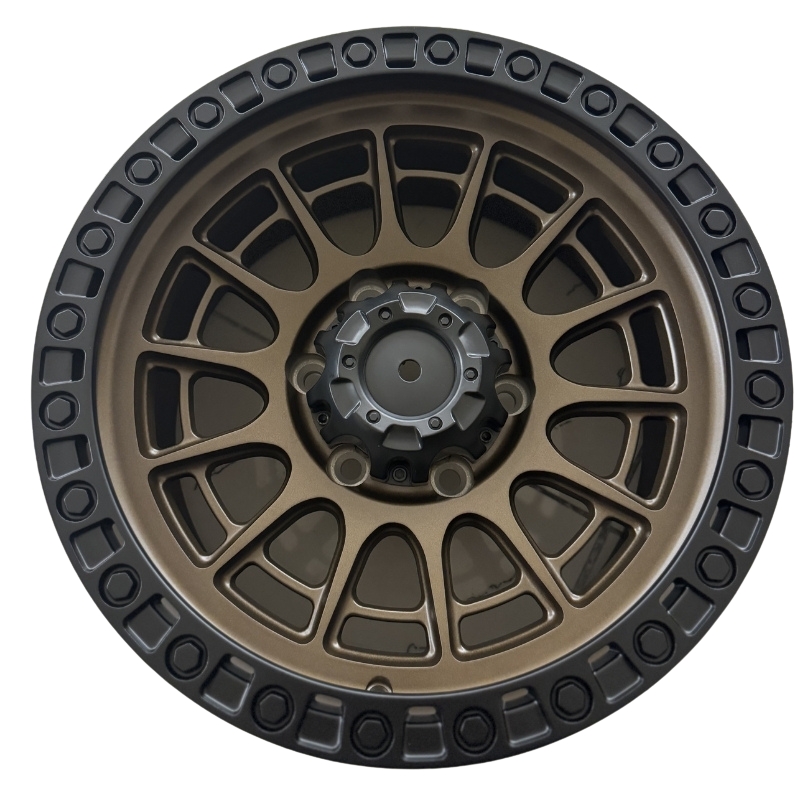 Aluminum Wheels 16″ 6×139.7 - Bronze With Black Matte [DX022]