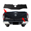 Nissan Navara NP300 2015-21 Tailgate Cover Rear Placement