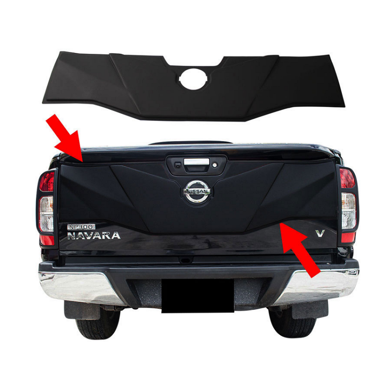 Nissan Navara NP300 2015-21 Tailgate Cover Rear Placement