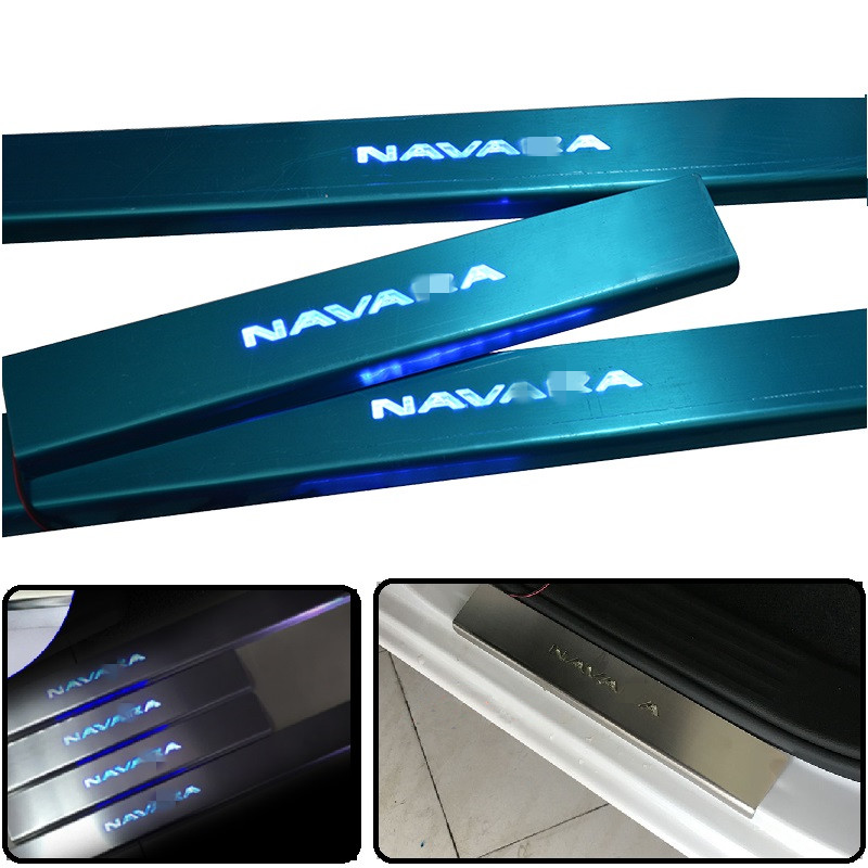 Nissan Navara NP300 2015+ Led Sills Product Applied