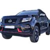 Far low view image of the Nissan Navara NP300 2015+ Front Grille - Type Nismo installed on a Nissan Navara