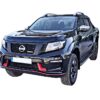 Far view image of the Nissan Navara NP300 2015+ Front Grille - Type Nismo installed on a Nissan Navara