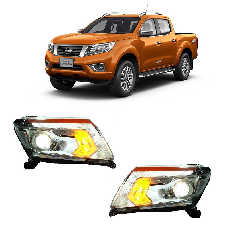 Nissan Navara NP300 2015+ LED Headlights - Premium Edition