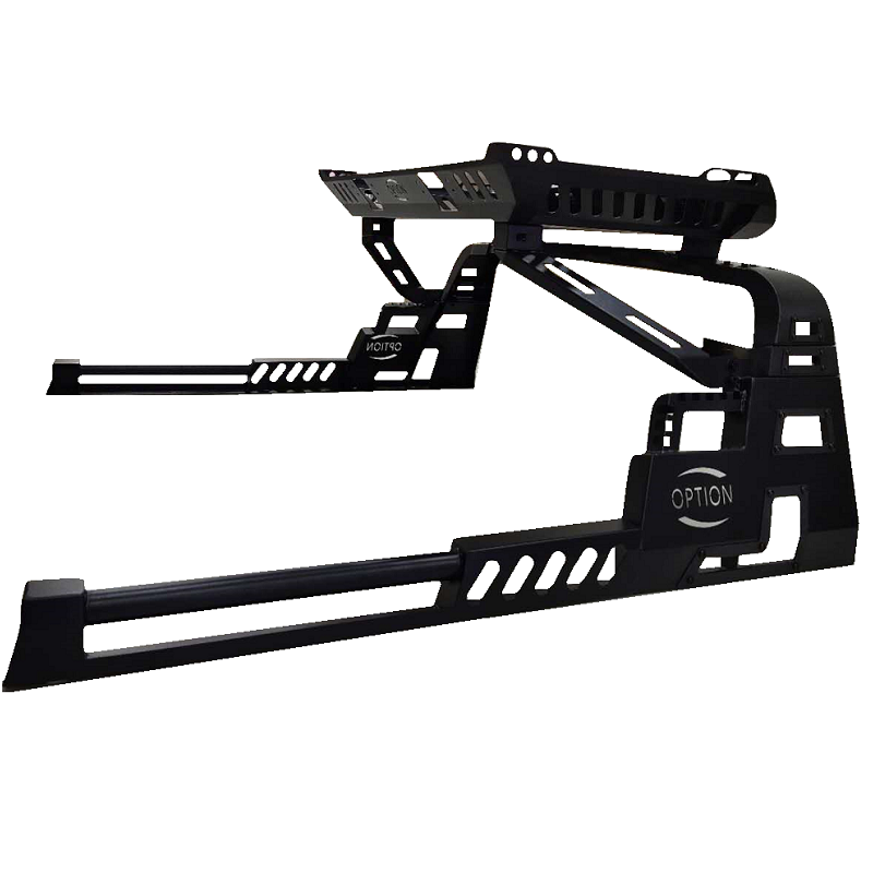 Close inspection product image of the black iron Roll Bar – Terminator.