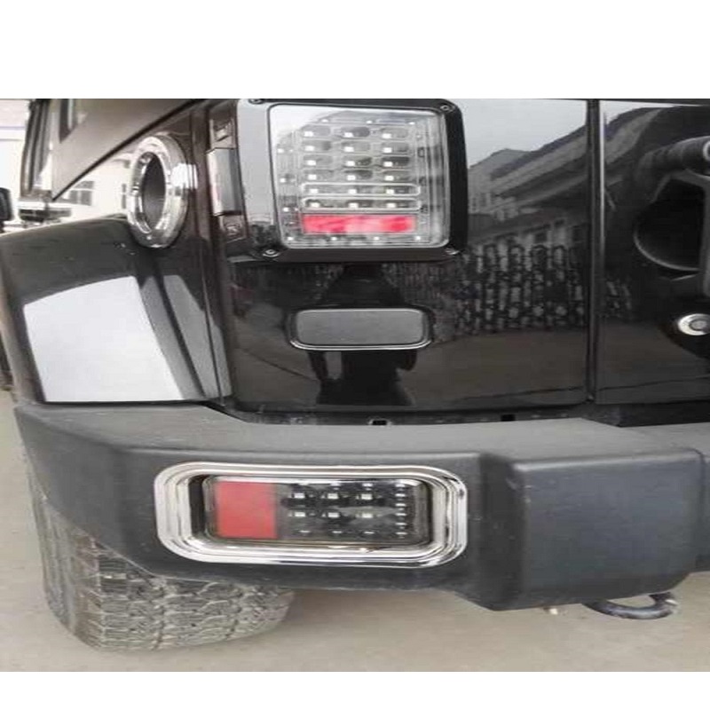 LED Bumper Tail Lights On Jeep Wrangler JK