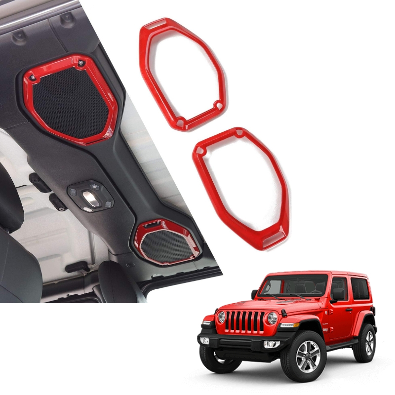 Roof audio Decoration Cover for Jeep Wrangler JL 2018+ Gladiator JT 2020+ (1)