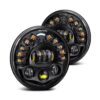 Jeep Wrangler CJ/TJ/JK 7″ LED Headlights [Rail] Product