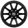 Product display photo of the Aluminum Wheels 17″ 6×139.7 - TW Wheels T21 Full Black