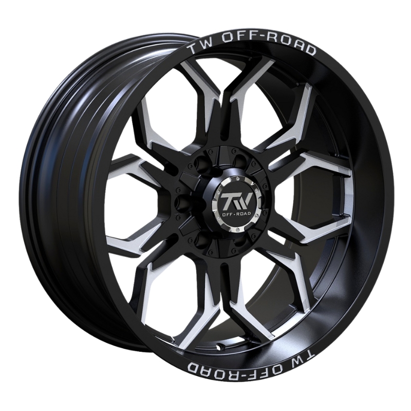 Thumbnail / main presentation photo of the Aluminum Wheels 20″ 6×135/6×139.7 - TW Wheels TF1 Black