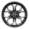 Product display photo of the Aluminum Wheels 20″ 6×135/6×139.7 - TW Wheels TF1 Black