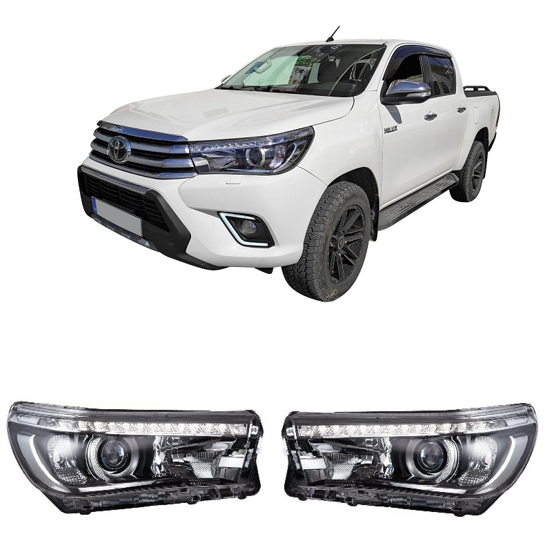 Toyota Hilux Revo 2015+ LED Headlights - Premium Edition