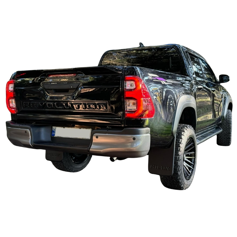 Toyota Hilux Revo-Rocco Tailgate Cover Applied Rear View