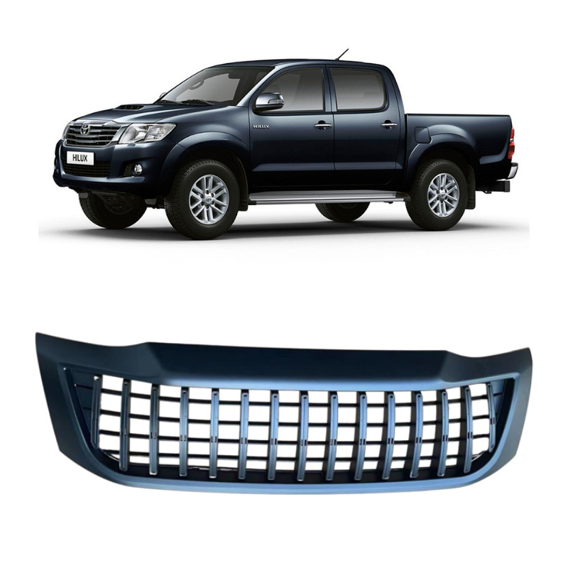Showcase product photo for the Toyota Hilux Vigo 2012-15 Front Grille - Prison Edition