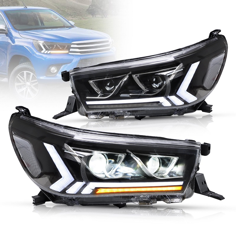 Toyota Hilux Full LED DRL Headlights Product