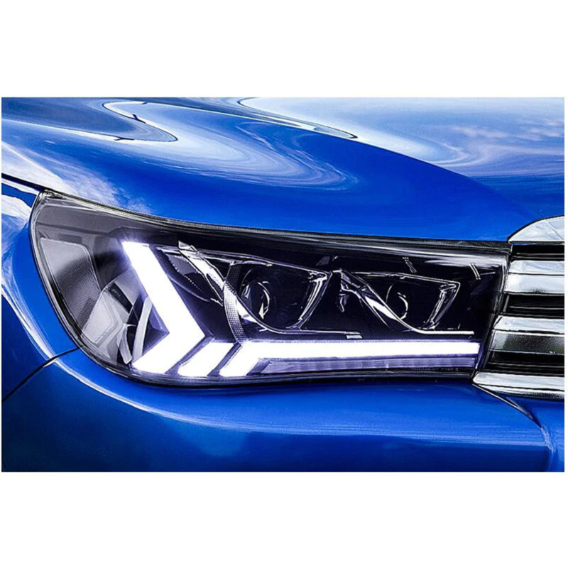 Toyota Hilux Revo-Rocco 2015-2020 LED Headlights - Icarus Edition Applied